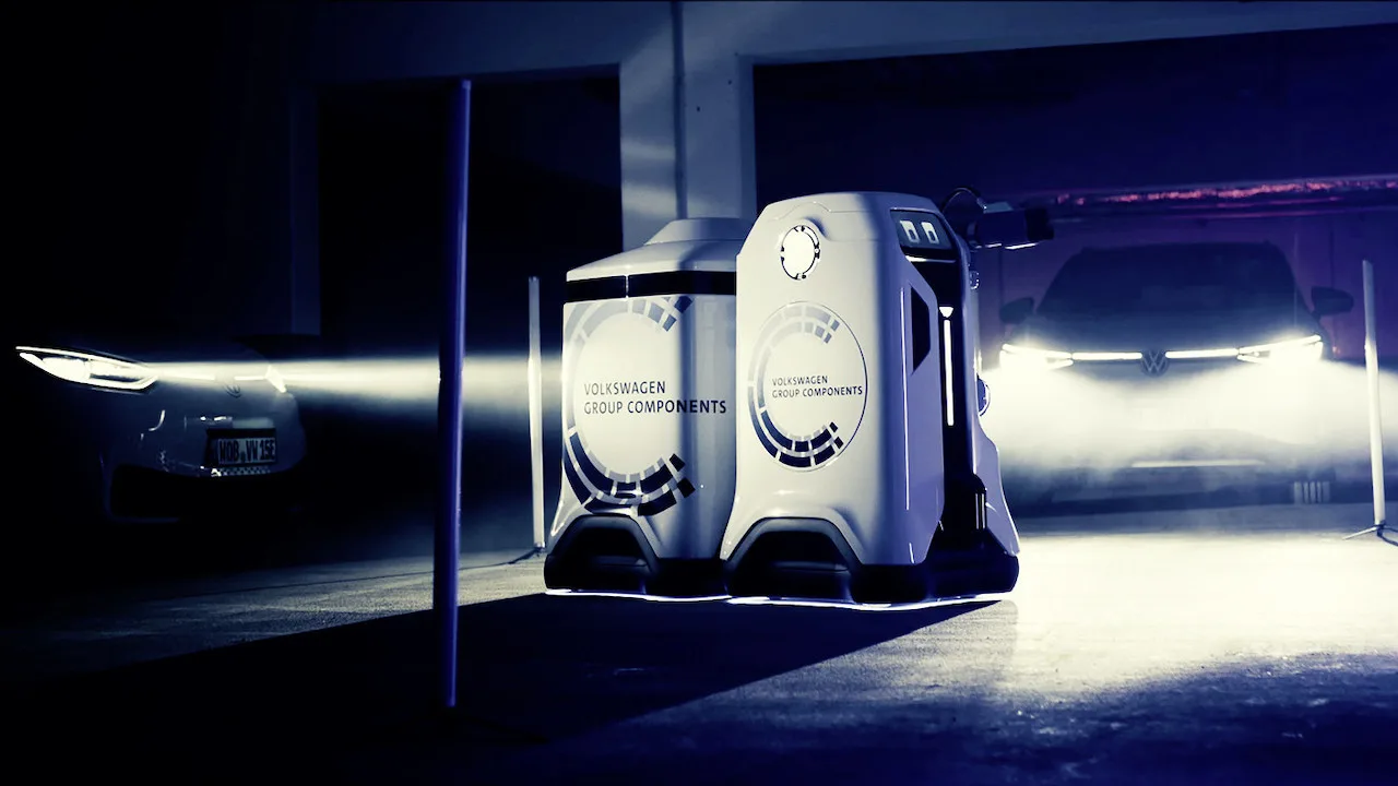 VW's Prototype Robot Offers Full-Service Charging for Electric Cars